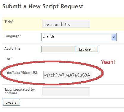 Get foreign language YouTube videos transcribed for you by a native speaker 